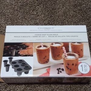 Cookie shot glass mold